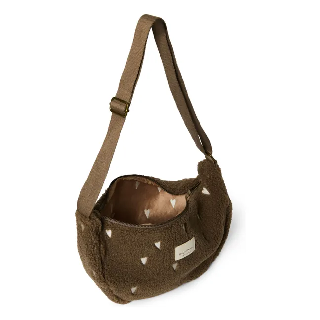 Riñonera Hearts | Marrón