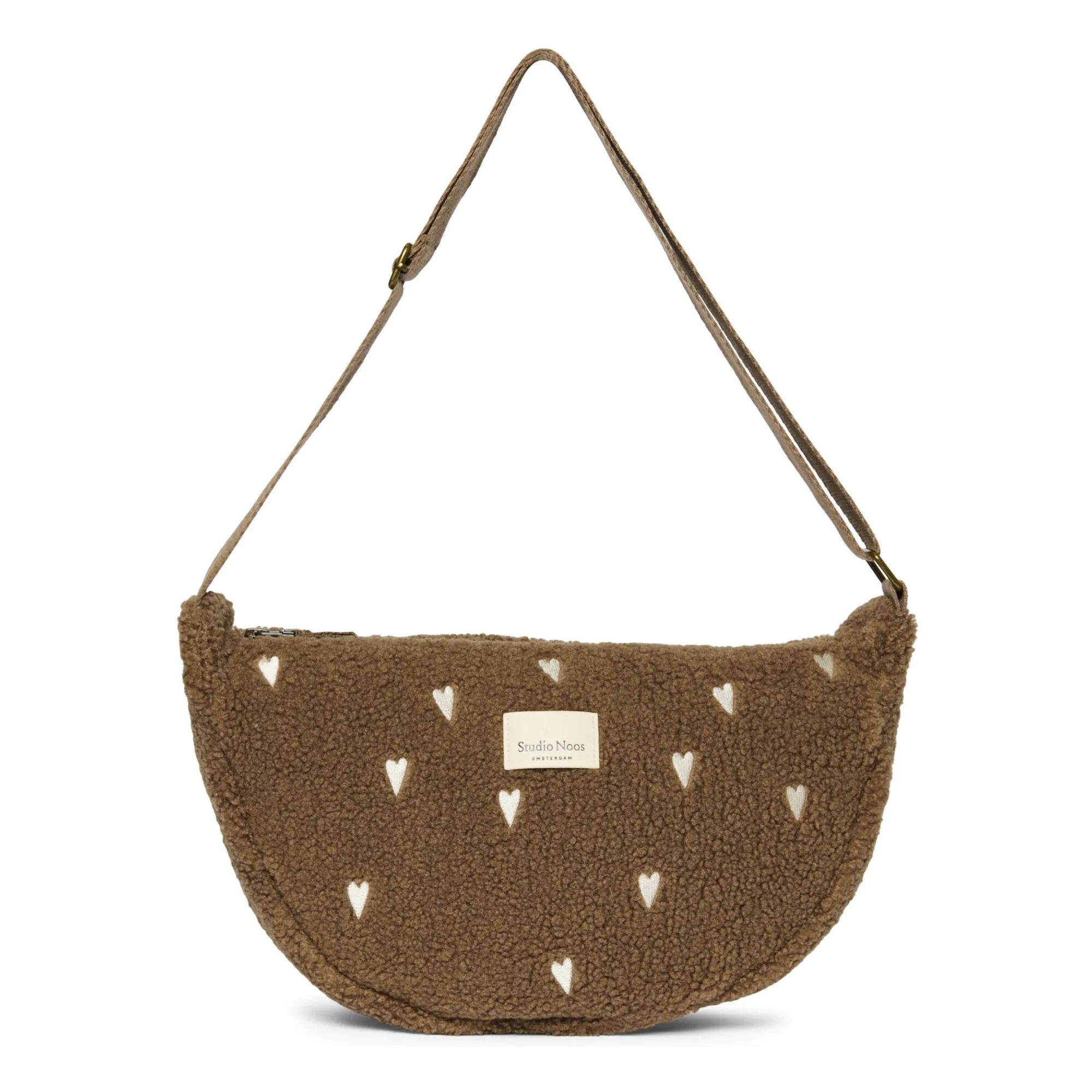Studio Noos Brown Hearts Fanny Pack