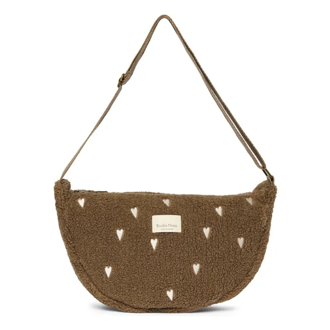 Riñonera Hearts | Marrón