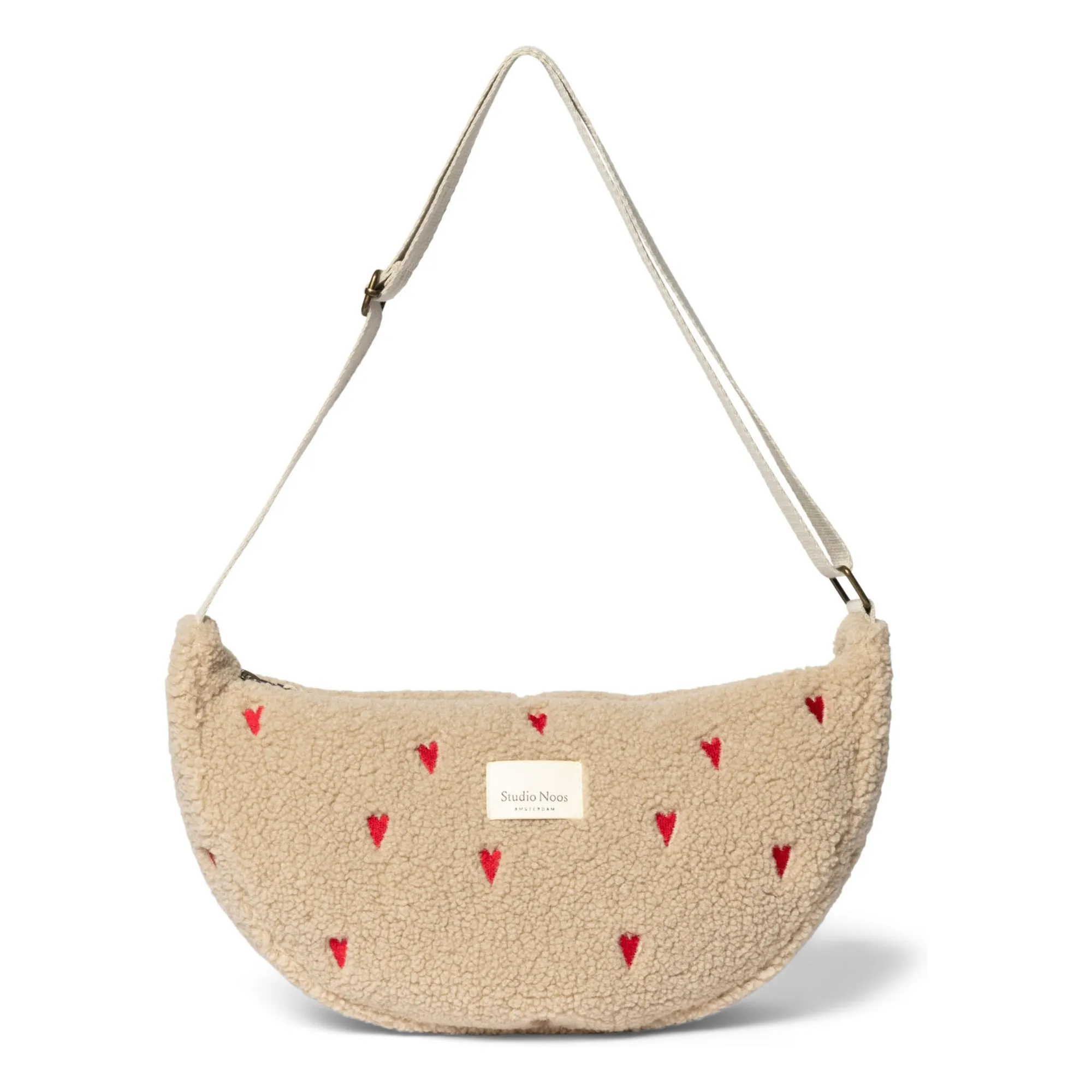 Studio Noos Ecru Hearts Fanny Pack
