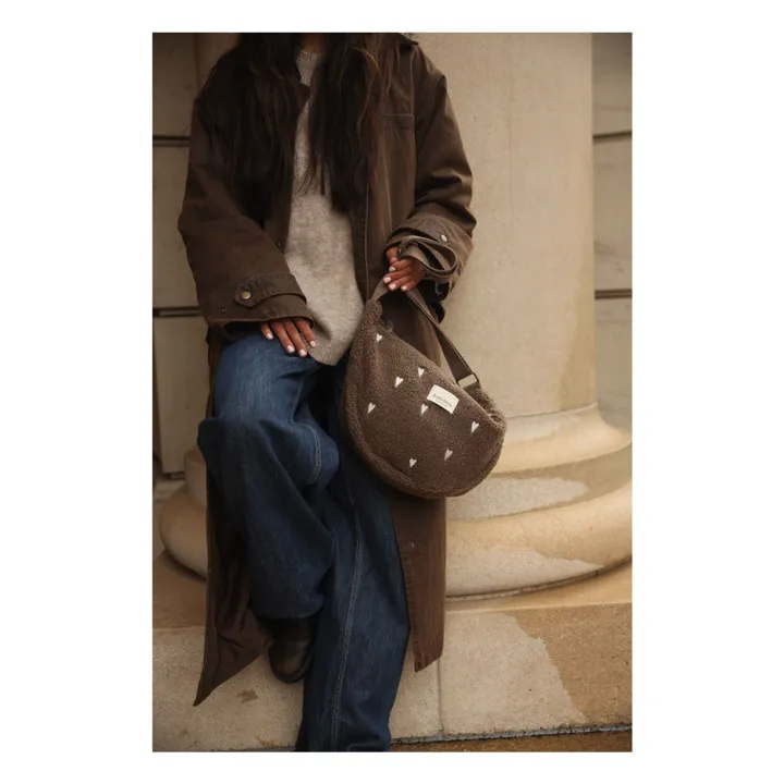 Marsupio Hearts | Marrone- Immagine del prodotto n°2