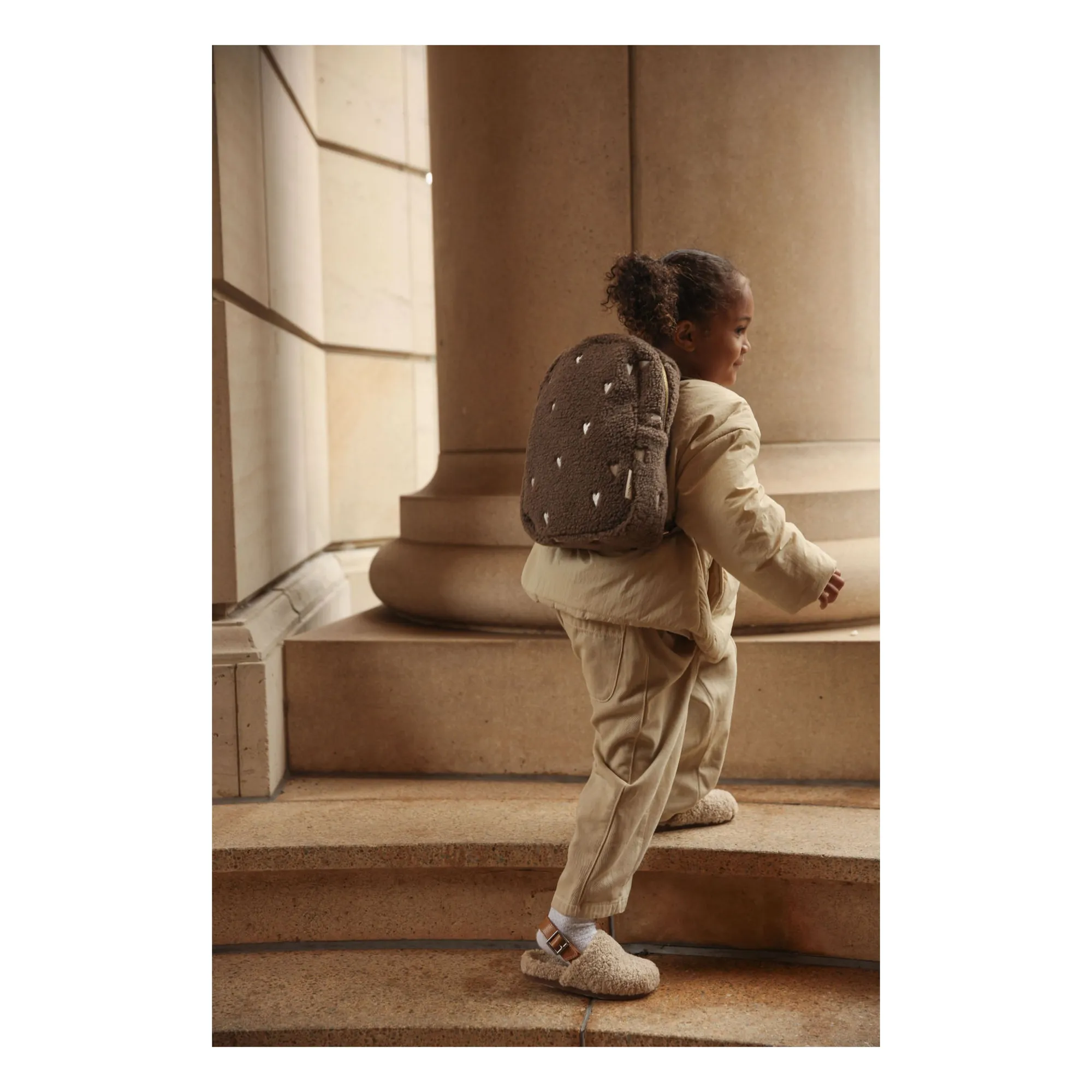 Sac à dos Hearts | Ecru- Image produit n°1