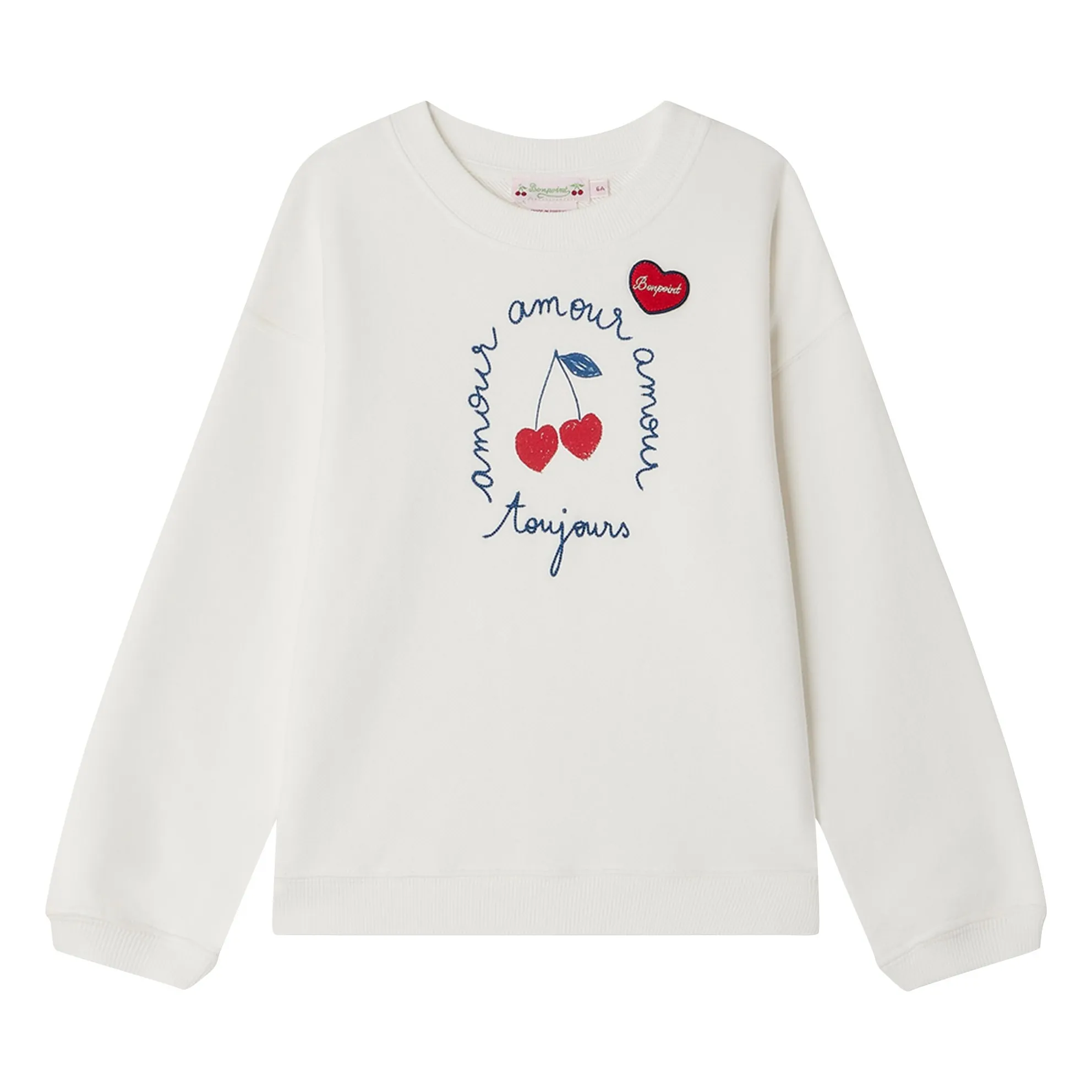 Bonpoint White Tayla Sweatshirt