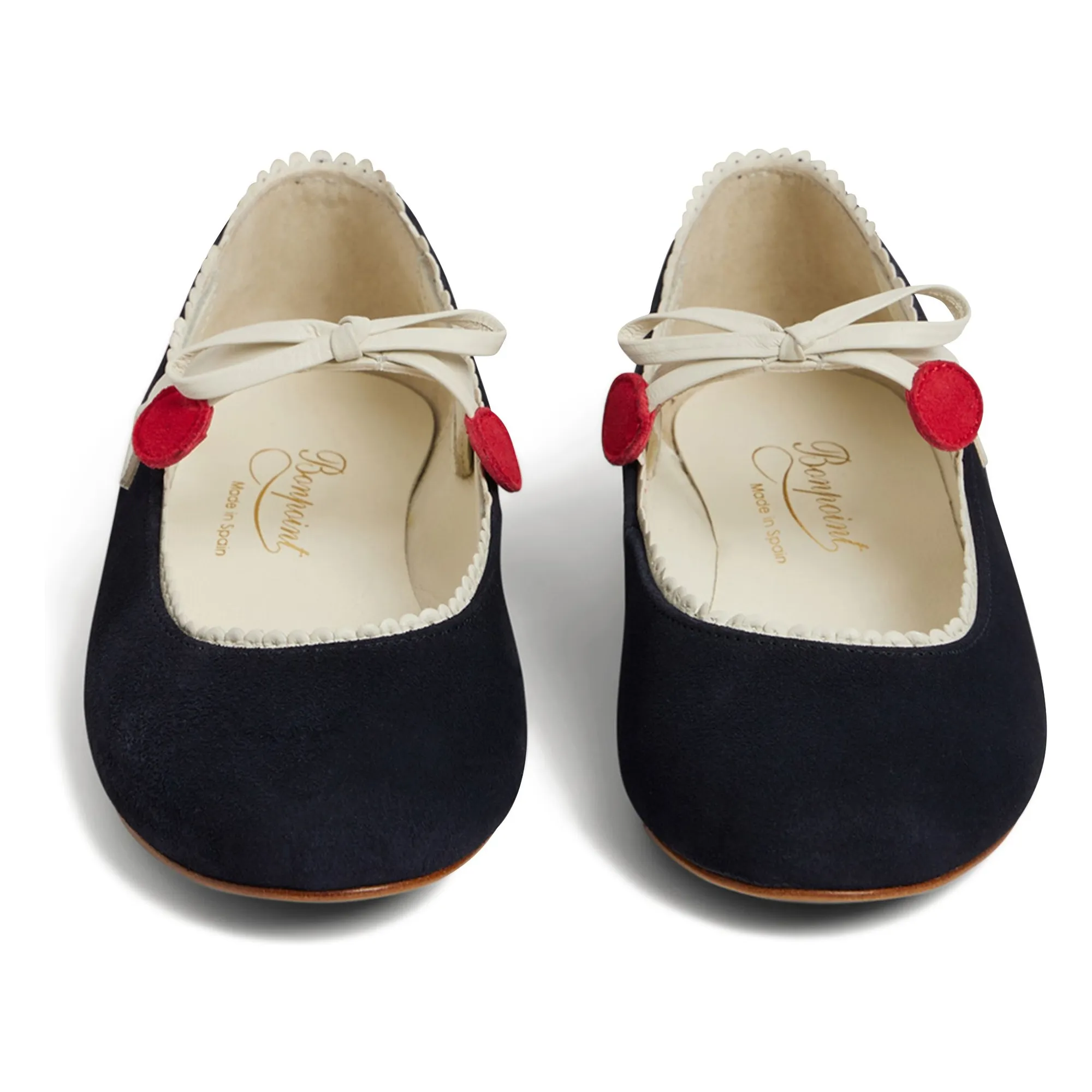 Emilda Leder Ballerinas | Navy- Produktbild Nr. 2