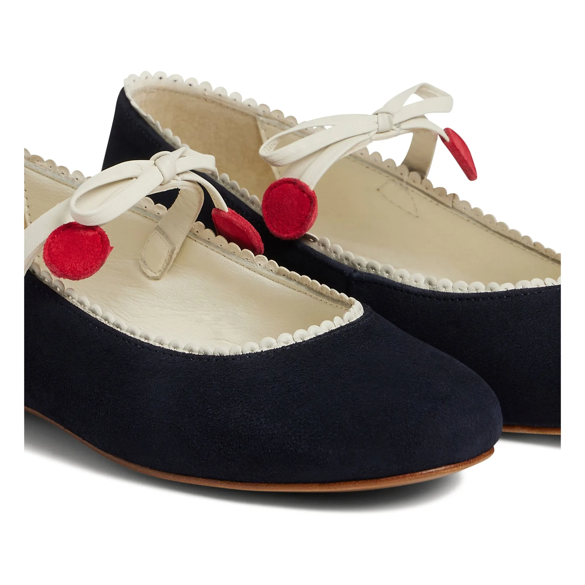 Emilda Leder Ballerinas | Navy- Produktbild Nr. 3