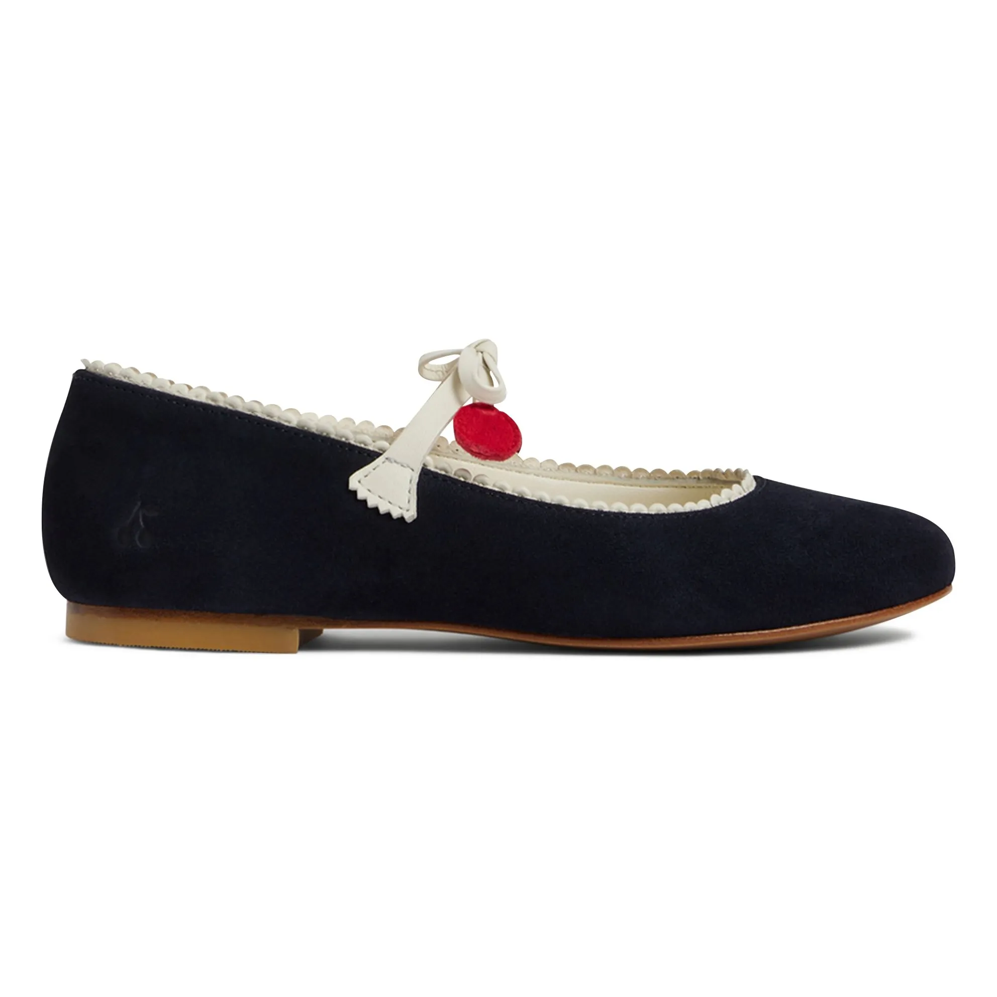 Emilda Leder Ballerinas | Navy- Produktbild Nr. 0