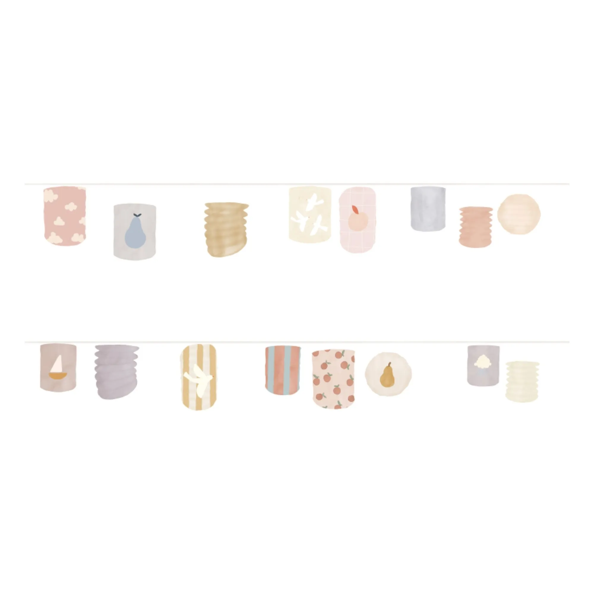 Frieze Lampions | Blue- Product image n°0