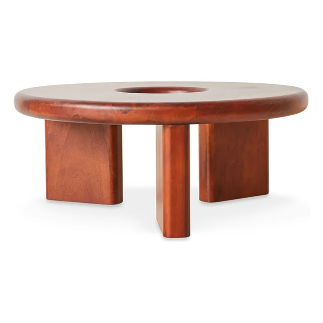 Conversation wooden coffee table