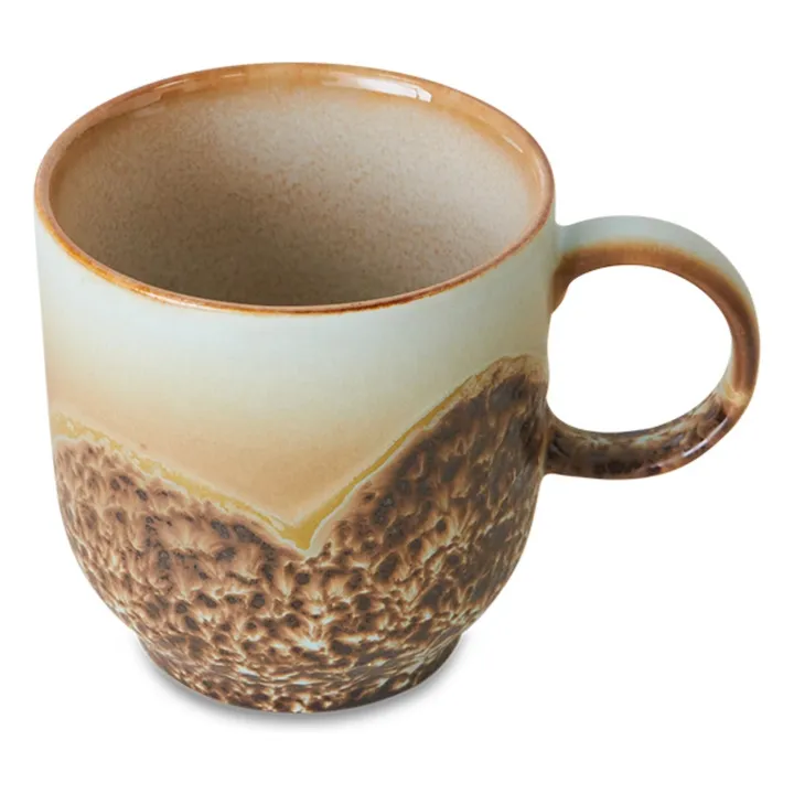 Tasse à café en grès | Marron- Image produit n°1