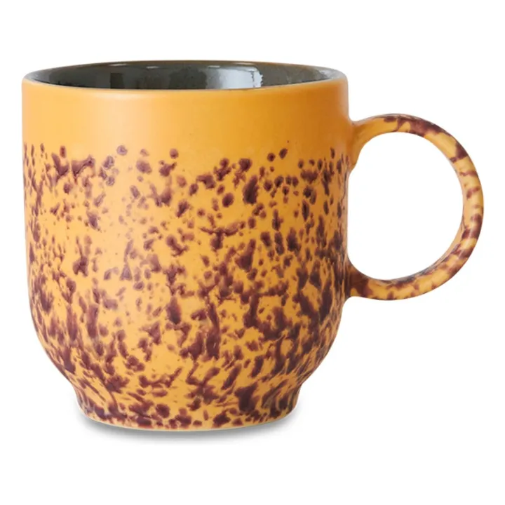 Tasse à café en grès | Orange- Image produit n°0