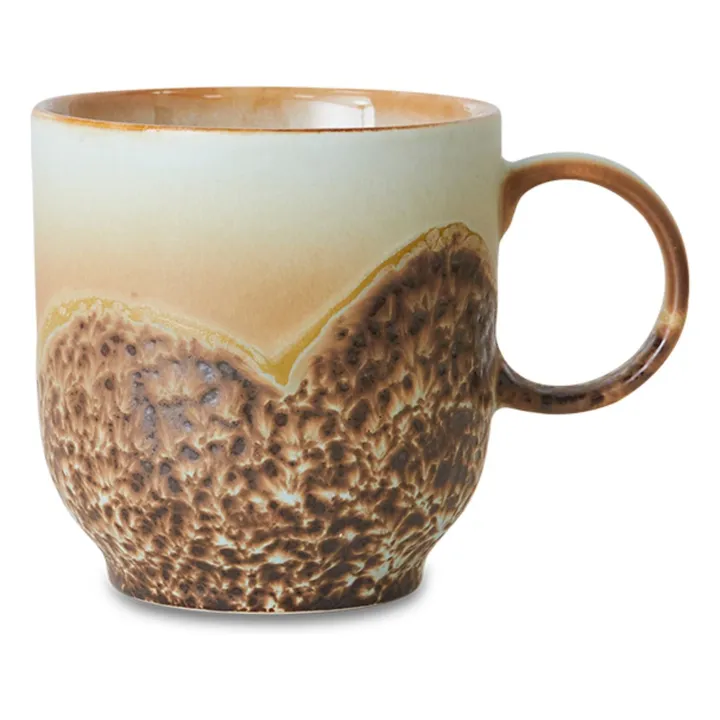 Tasse à café en grès | Marron- Image produit n°0