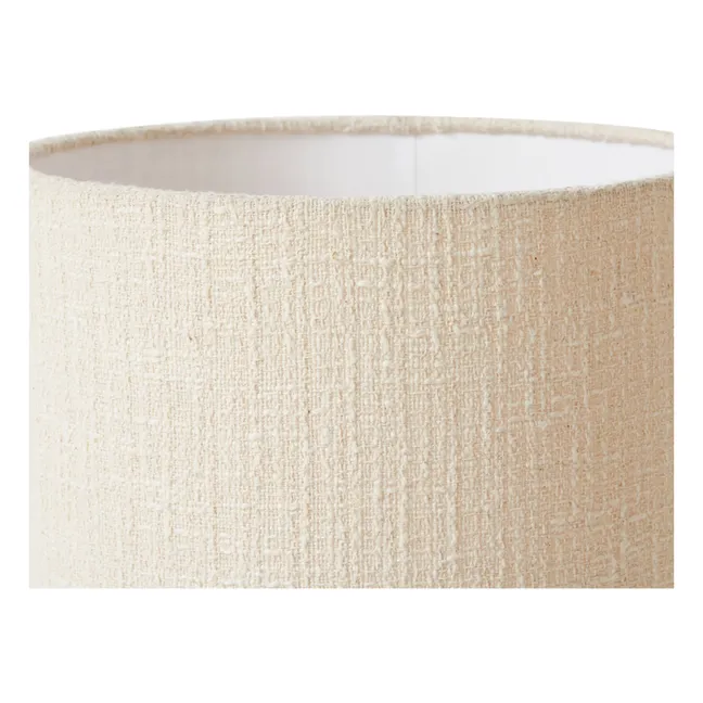 Curly fabric lampshade | Cream