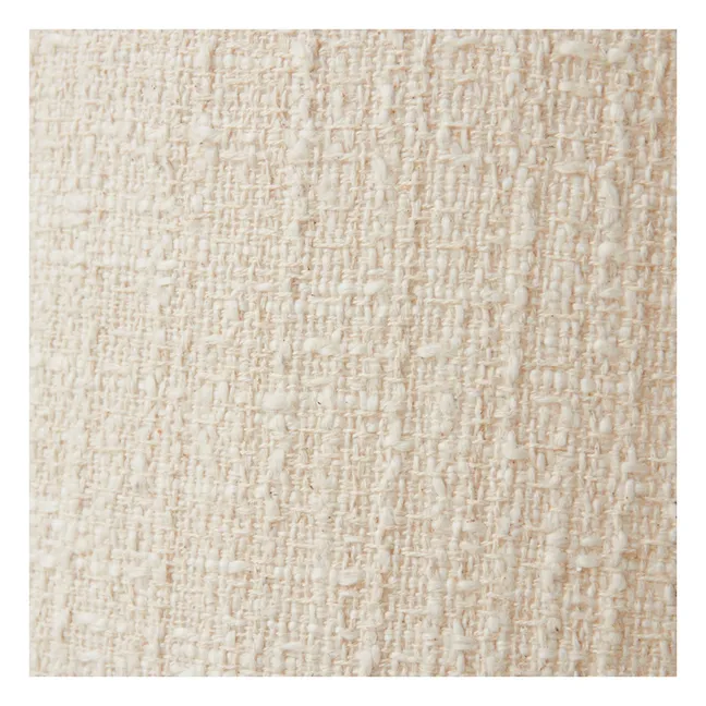 Curly fabric lampshade | Cream