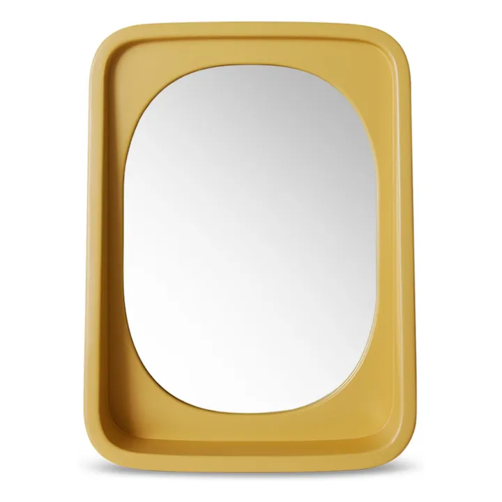 Miroir Curve | Jaune moutarde- Image produit n°0