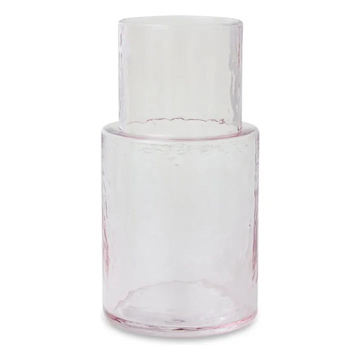 Jarra de vidrio Tubo | Rose transparent- Imagen del producto n°4