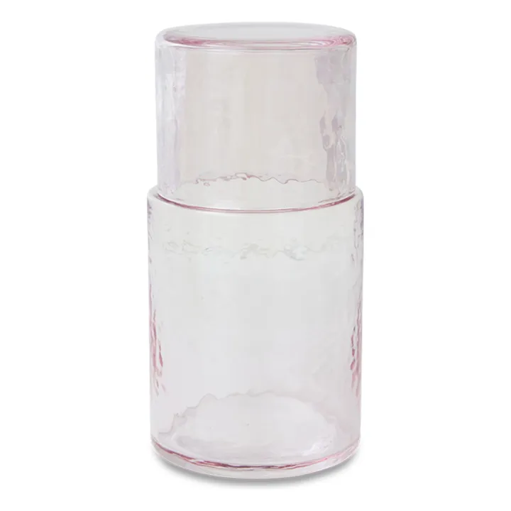 Jarra de vidrio Tubo | Rose transparent- Imagen del producto n°3