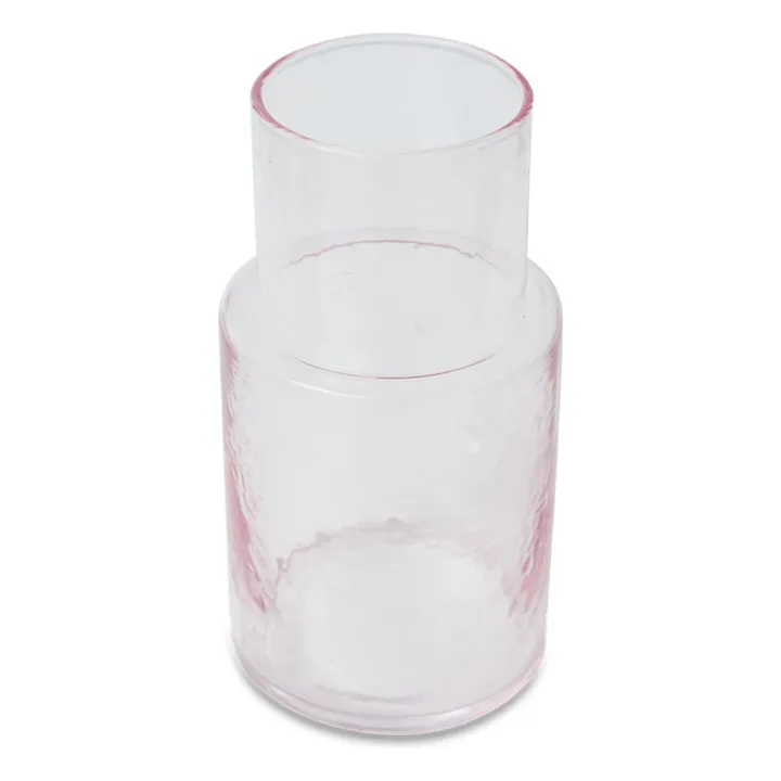 Jarra de vidrio Tubo | Rose transparent- Imagen del producto n°1