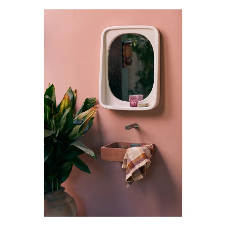 Miroir Curve | Ivoire- Image produit n°1