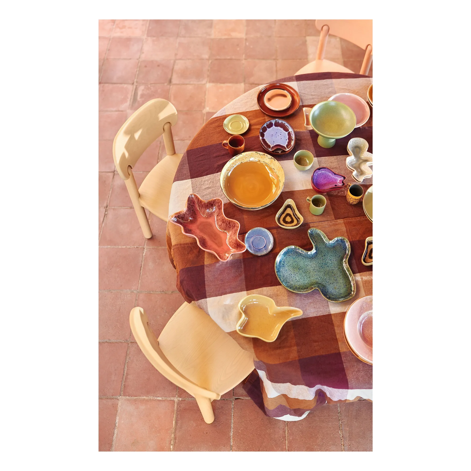 Tasse à café en grès | Orange- Image produit n°2