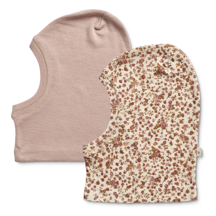 Kim Laine Fleurie balaclava | Dusty Pink- Product image n°1