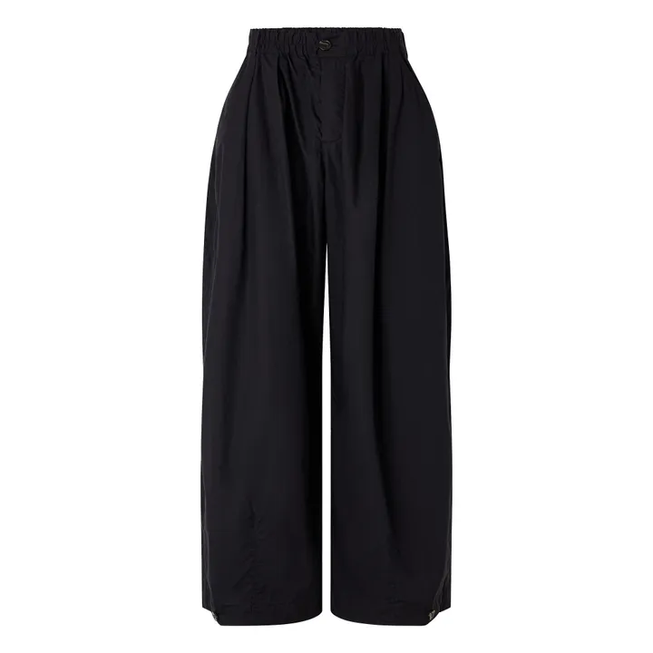 Pantalones Vernon de algodón orgánico | Negro- Imagen del producto n°0