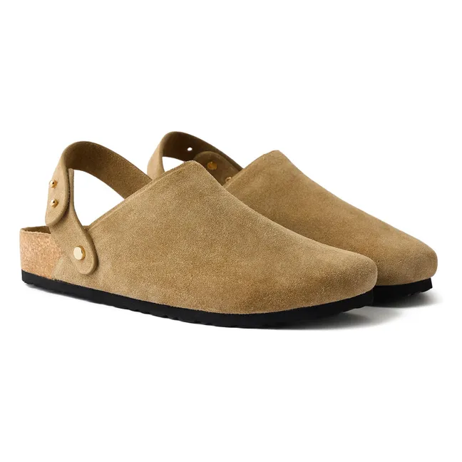 Clog Sleepy Lederspaltleder | Honig
