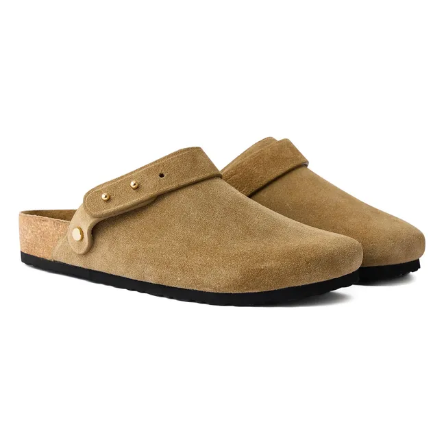Clog Sleepy Lederspaltleder | Honig