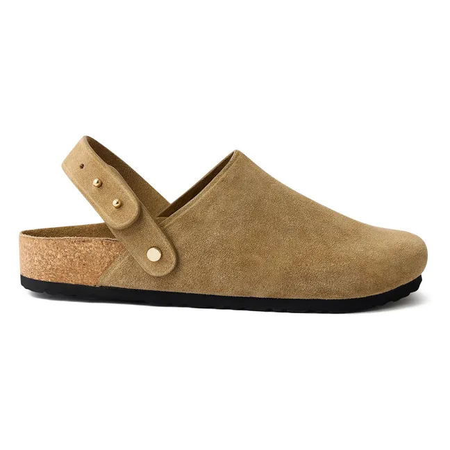 Clog Sleepy Lederspaltleder | Honig