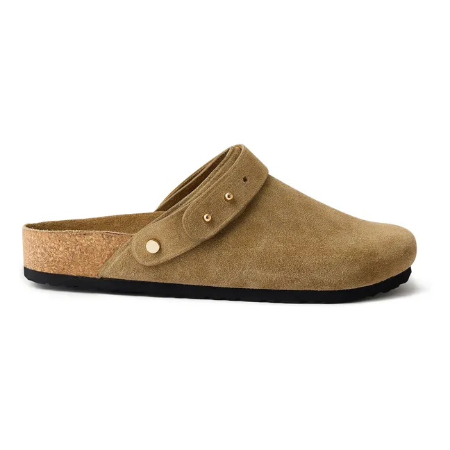 Clog Sleepy Lederspaltleder | Honig
