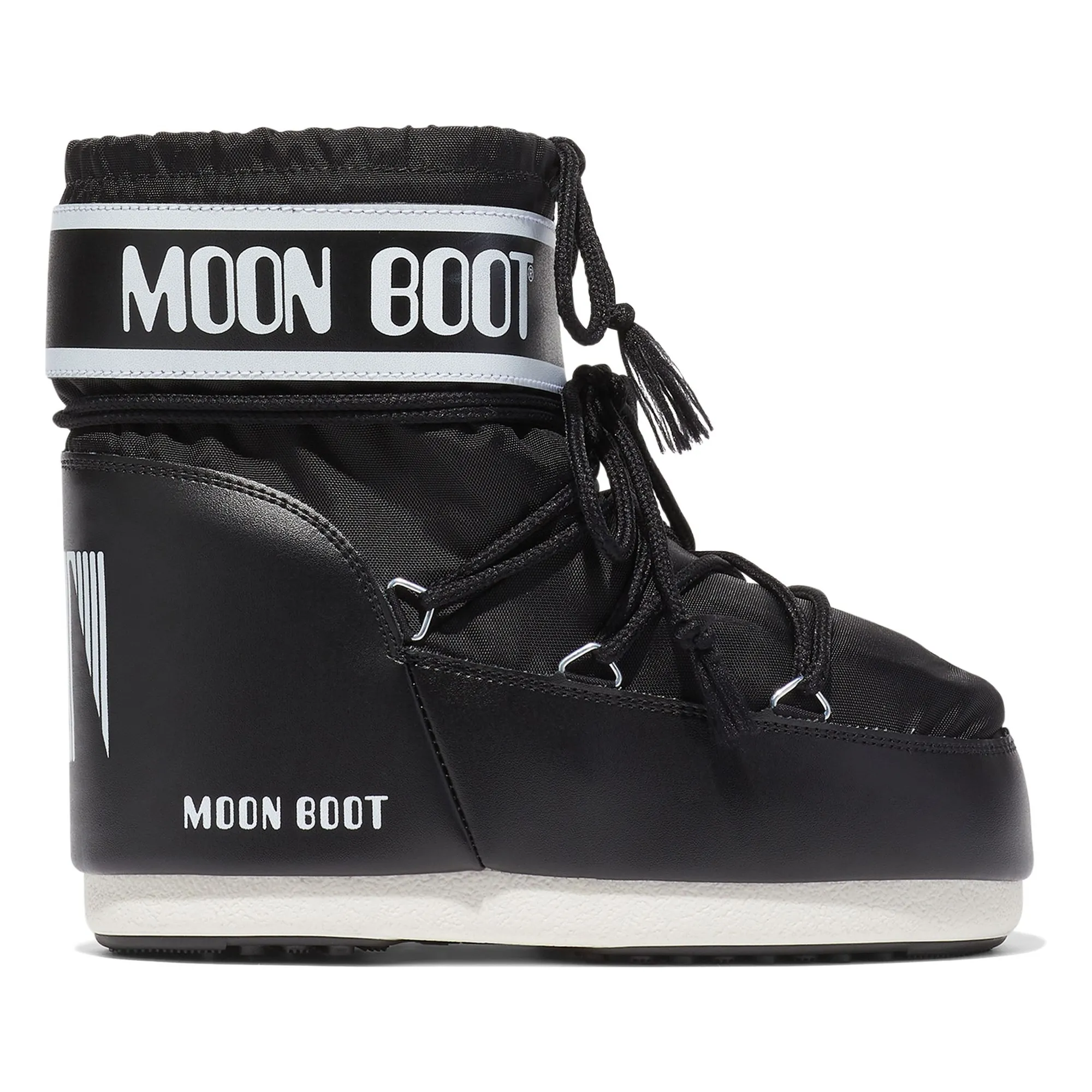 Moon Boot Black Icon Low Nylon