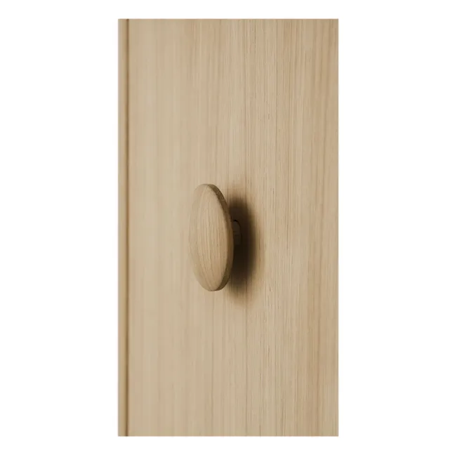 Wood 2-door cabinet | Oak
