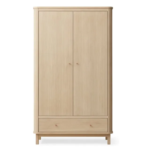 2-türiger Kleiderschrank Wood | Eiche