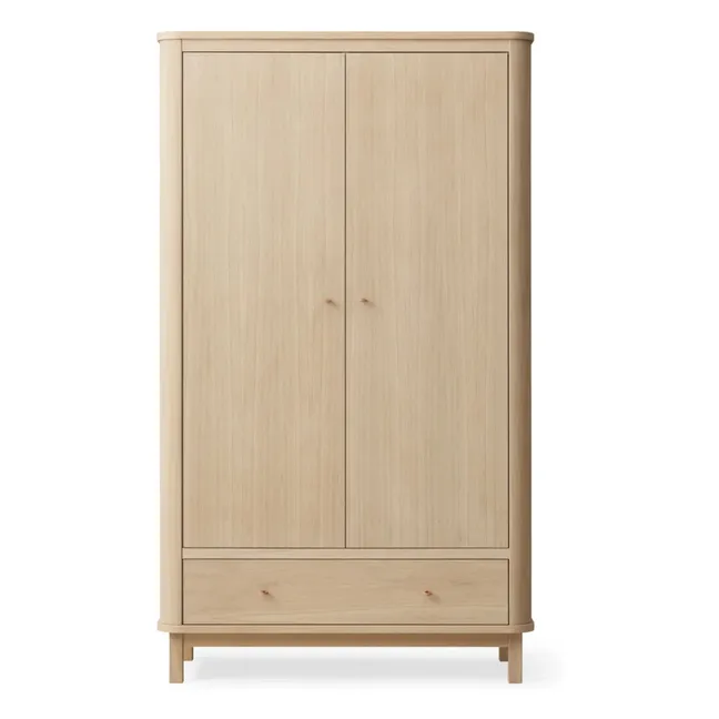 Wood 2-door cabinet | Oak