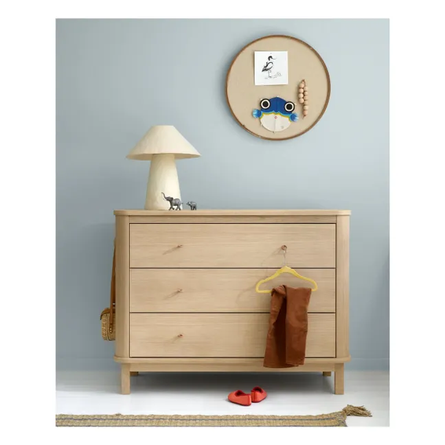 Commode Wood 3 tiroirs en chêne