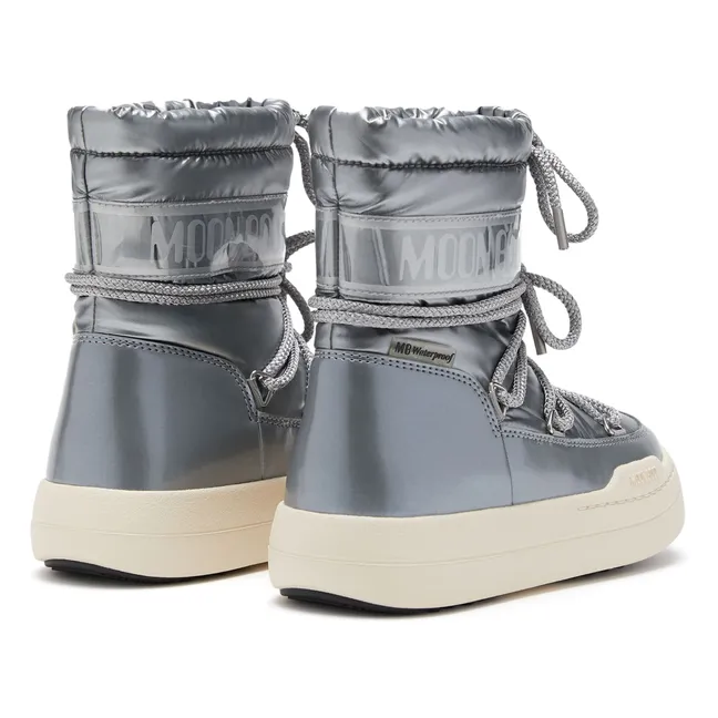 Bota Moon Boot JR Park | Plateado