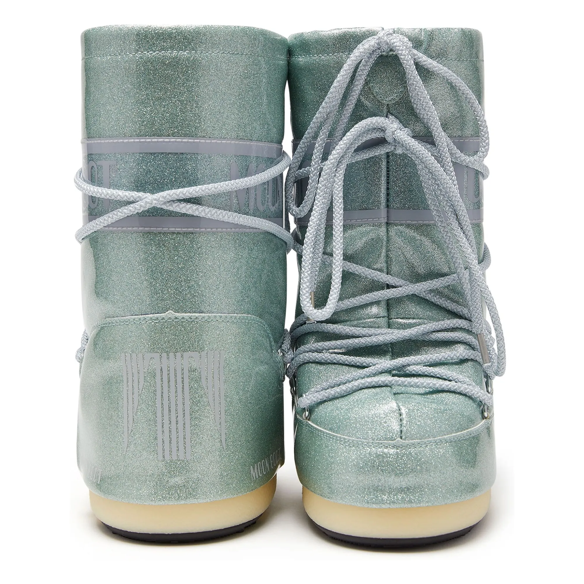 Moon Boot Icon JR Glitter | Bleu Clair- Image produit n°3