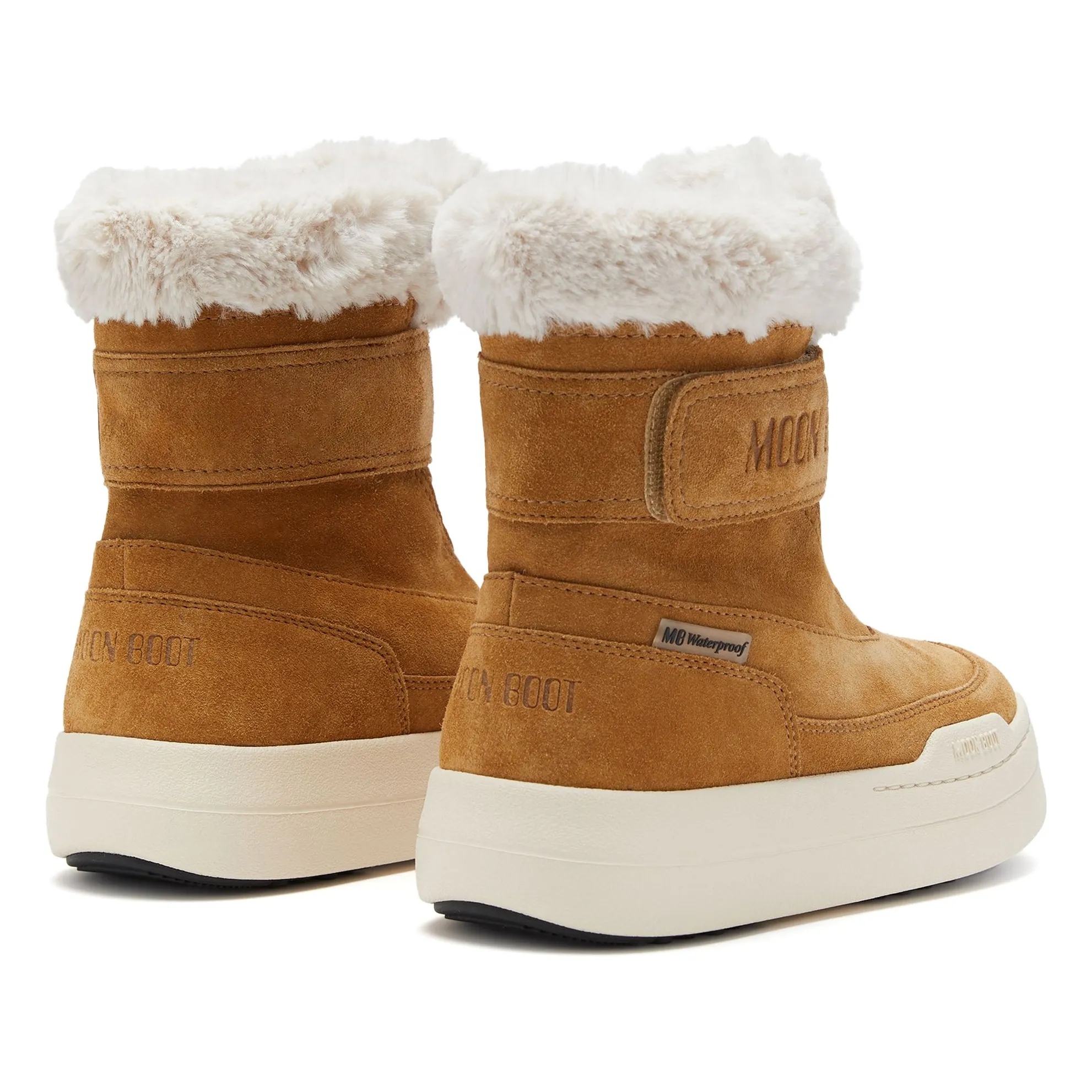 Moon Boot JR Park Strap Boot Suede | Camel- Product image n°1