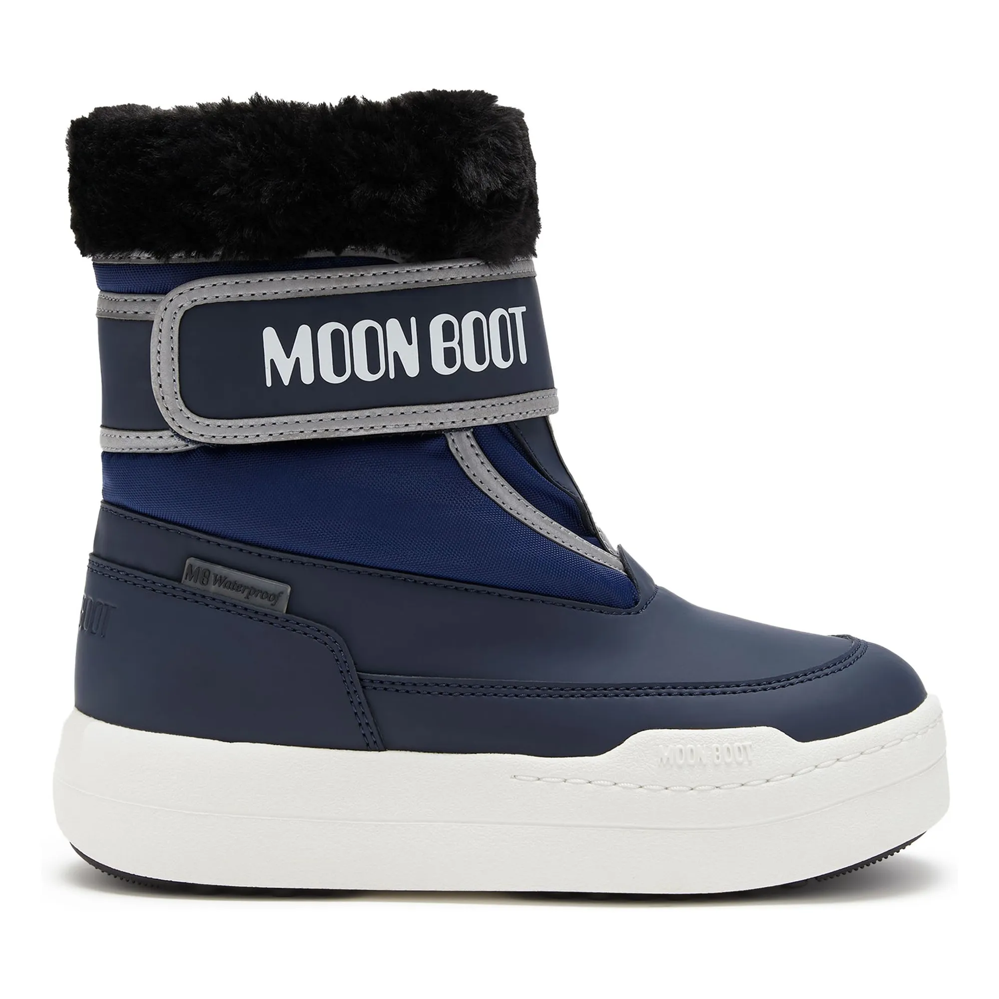 Moon Boot Blue Jr Park Scratch Boots