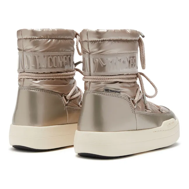 Botas metálicas Jr Park | Oro rosado