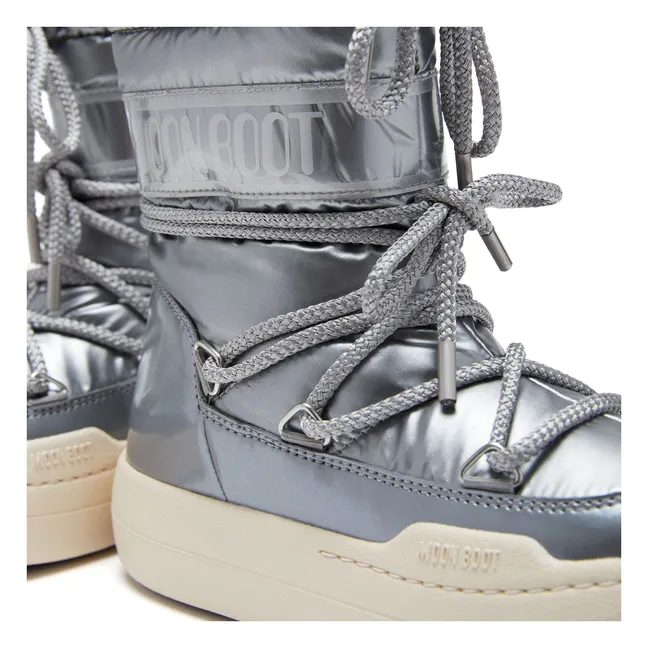 Bota Moon Boot JR Park | Plateado