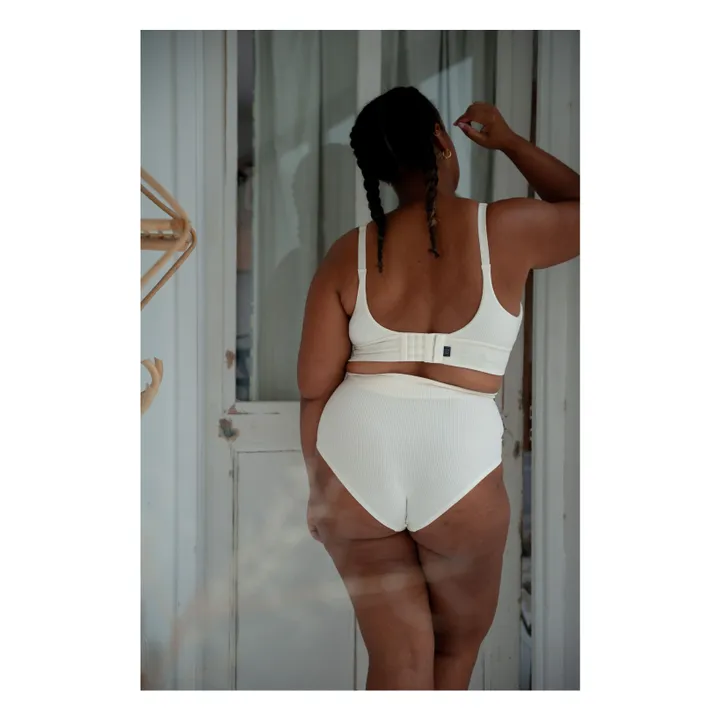 Everyday high-waisted panties | Ecru- Product image n°2