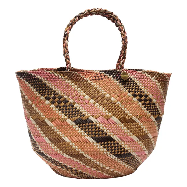 Canasto New Stripes Cestino piccolo | Arancione