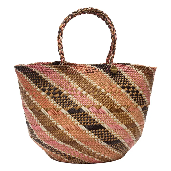 Panier Canasto New Stripes Small | Orange- Image produit n°0