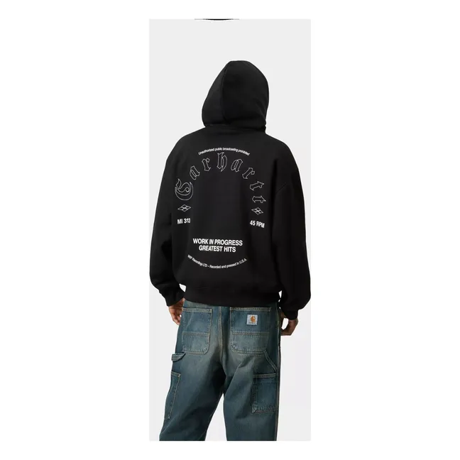 Grandes éxitos de la sudadera con capucha | Negro