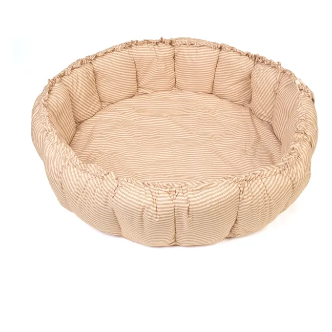 Krabbeldecke Coco - Gestreift | Ocker