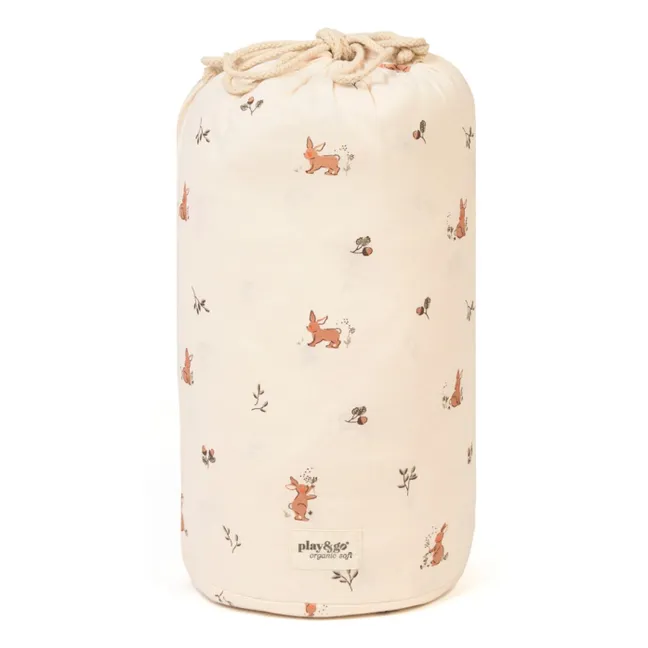 Saco / colchoneta para niños pequeños Noomad - Rabbits | Nude