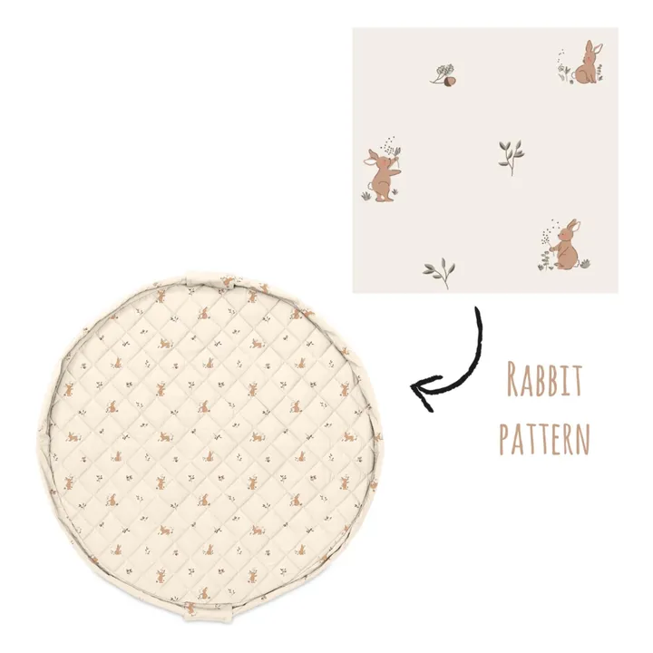 Saco / colchoneta para niños pequeños Noomad - Rabbits | Nude- Imagen del producto n°3