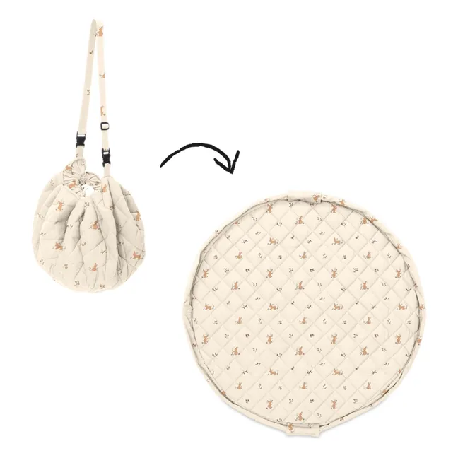 Sac / Tapis d'éveil Noomad - Lapins | Nude