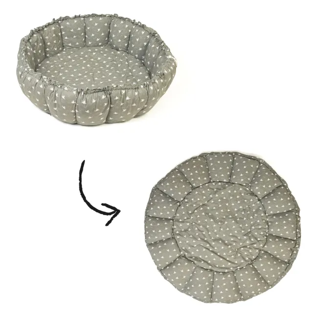 Tappeto da gioco Coco - Uccelli | Khaki