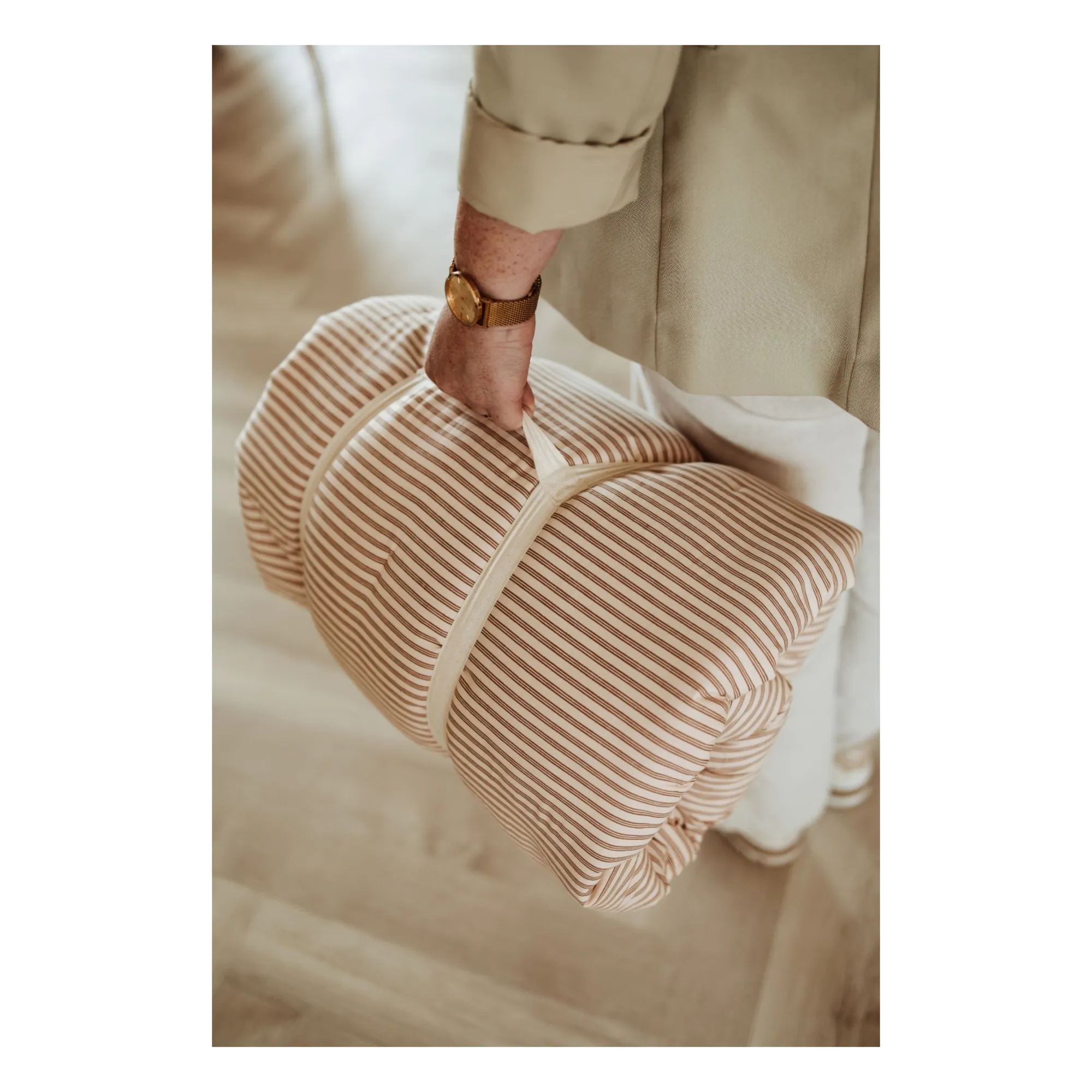 Tapis d'éveil Coco - Rayures | Ocre- Image produit n°6